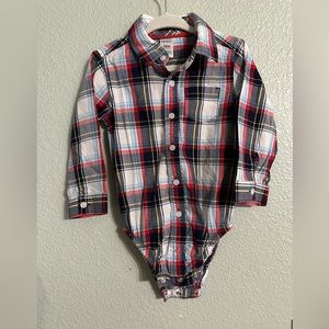 Carter’s button down, long sleeve bodysuit.